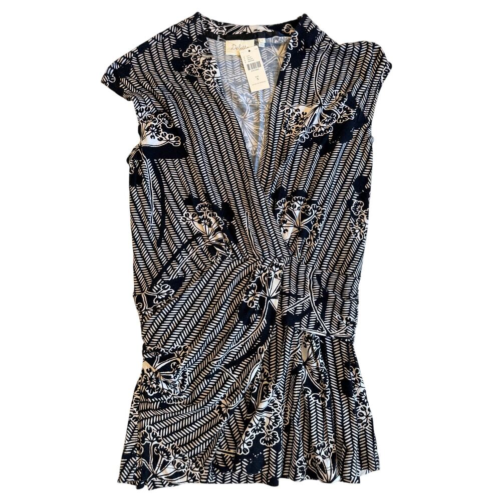 Anthropologie x Deletta NWT Women's Wrap Blouse - Size Small